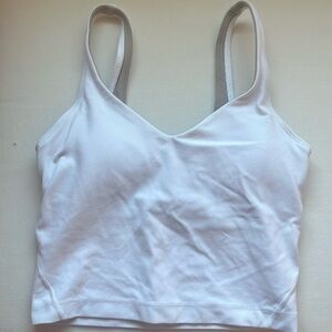 lululemon Align™ Tank Top Light Support, A/B Cup in white, size 0 for $30